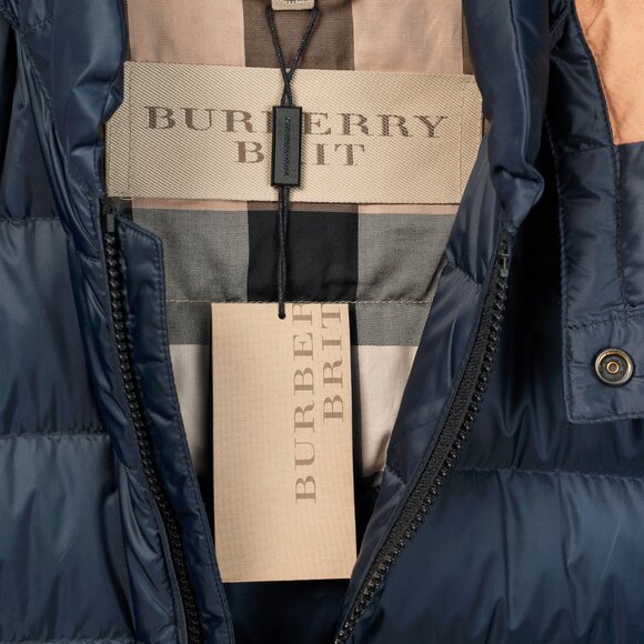 Burberry Brit Mitchson Navy Blue Down-Filled Puffer Jacket - Picture 9 of 16